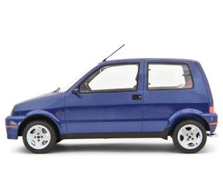 Fiat Cinquecento Sporting 1996 Blu metallizzato Laudoracing 1:18 Resinemodell (Türen, Motorhaube... nicht zu öffnen!)